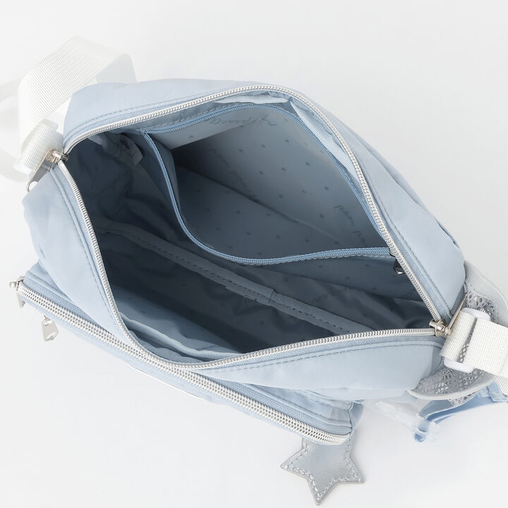 Casual Shoulder Bag with Bottle Holder,Light blue, medium image number 9