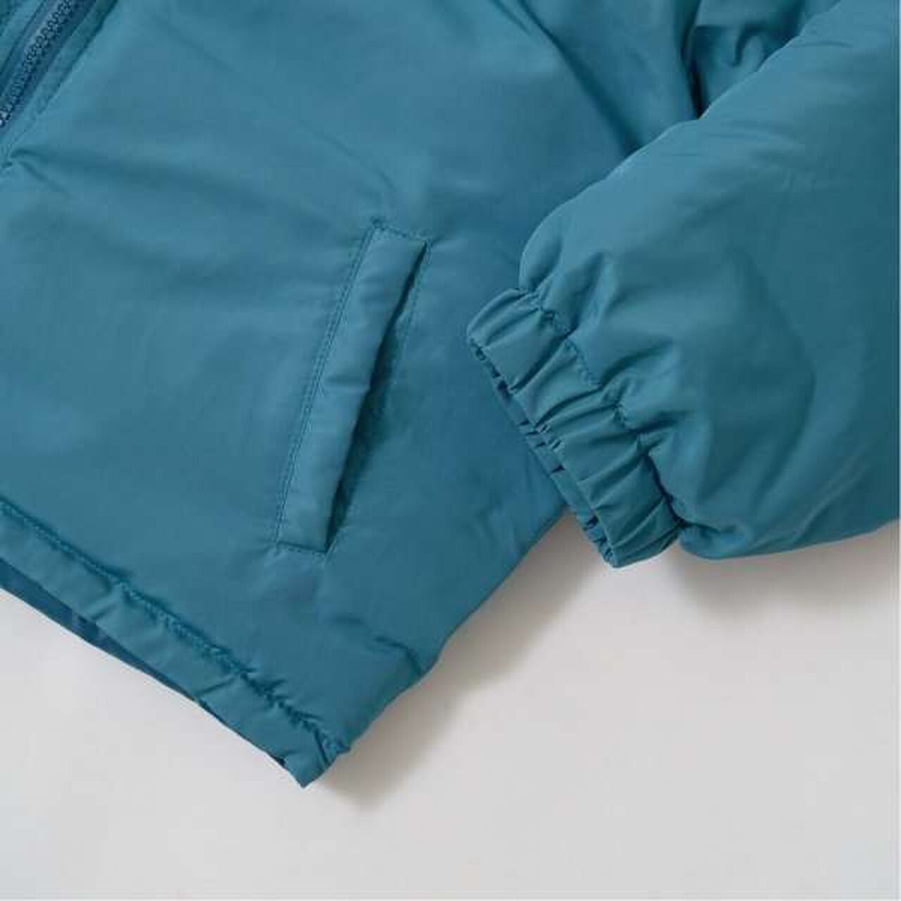 Versatile Bi-Color Puff Jacket,Camel, large image number 9