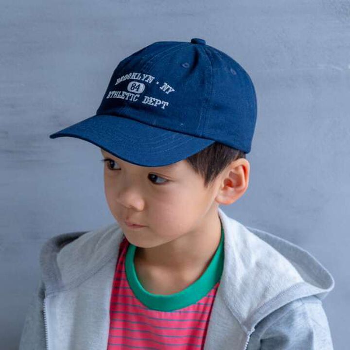 College Logo Embroidered Cap,Navy, medium image number 6