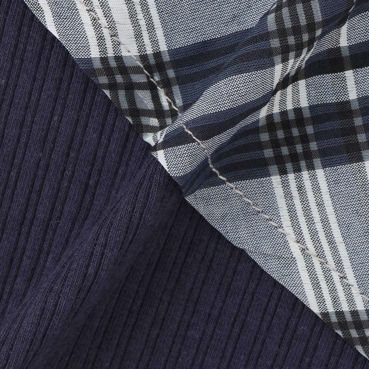 [Restocked] Shoulder Ribbon Jumper Skirt & Melow Inner Set,Black, large image number 13