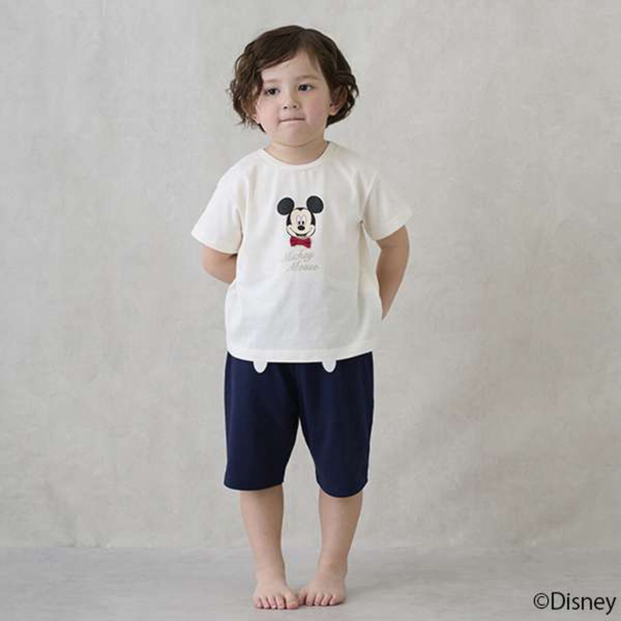 [Disney] Mickey Pajamas,Off white, large image number 0