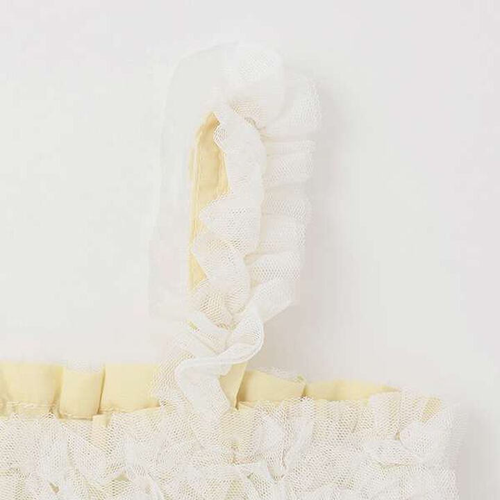 Tulle Camisole Dress + Bloomers Candy Wrapping,Cream, medium image number 4