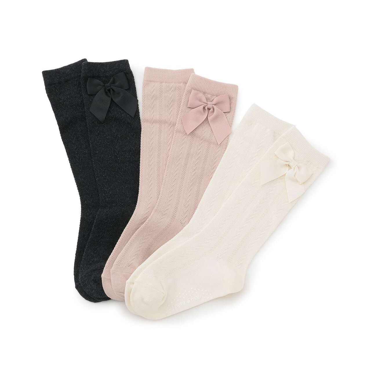 Knee-High Socks with Ribbon,Light pink, large image number 4