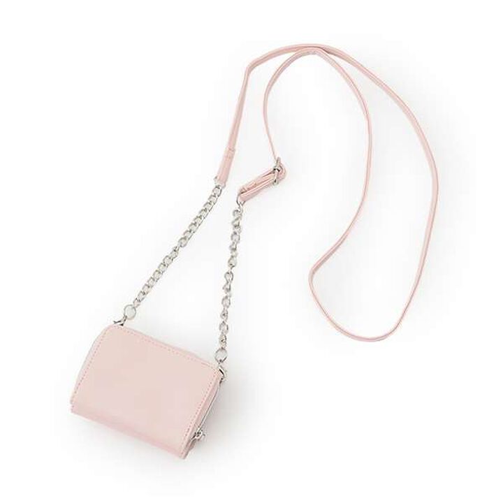 Shoulder Ribbon 3-Fold Wallet,Black, medium image number 1