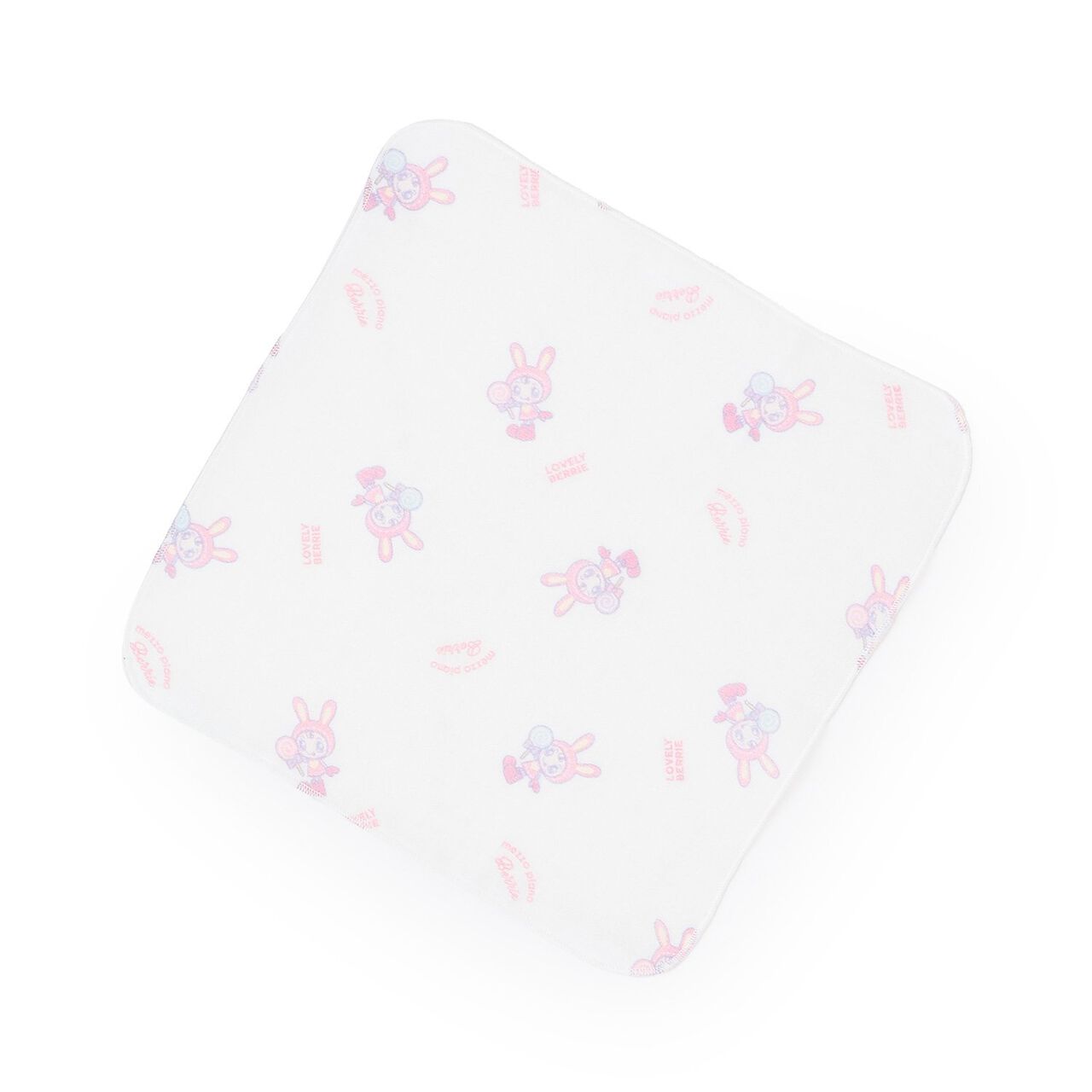 Baby Beret-chan Organic Gauze Handkerchief 3-Piece Set,Light pink, large image number 3