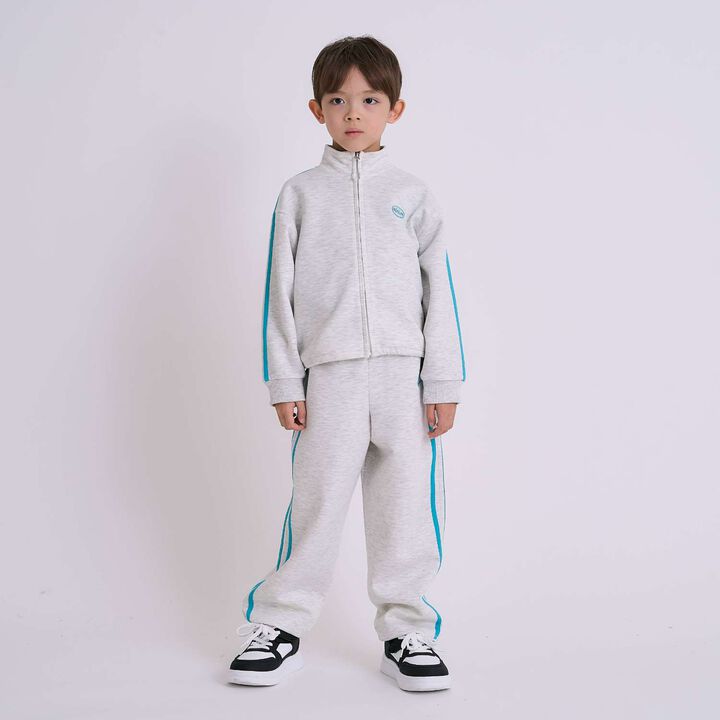 [Anti-Stain] Track Pants / Cardboard,Black, medium image number 5