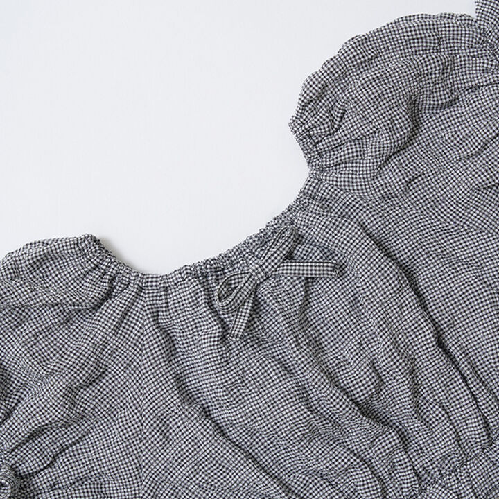 Front and Back Both OK! Blouse & Tiered Skirt Set,Light blue, medium image number 7