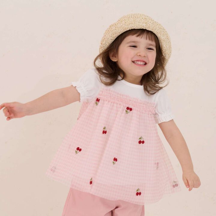 Cherry Tulle Tunic,, medium
