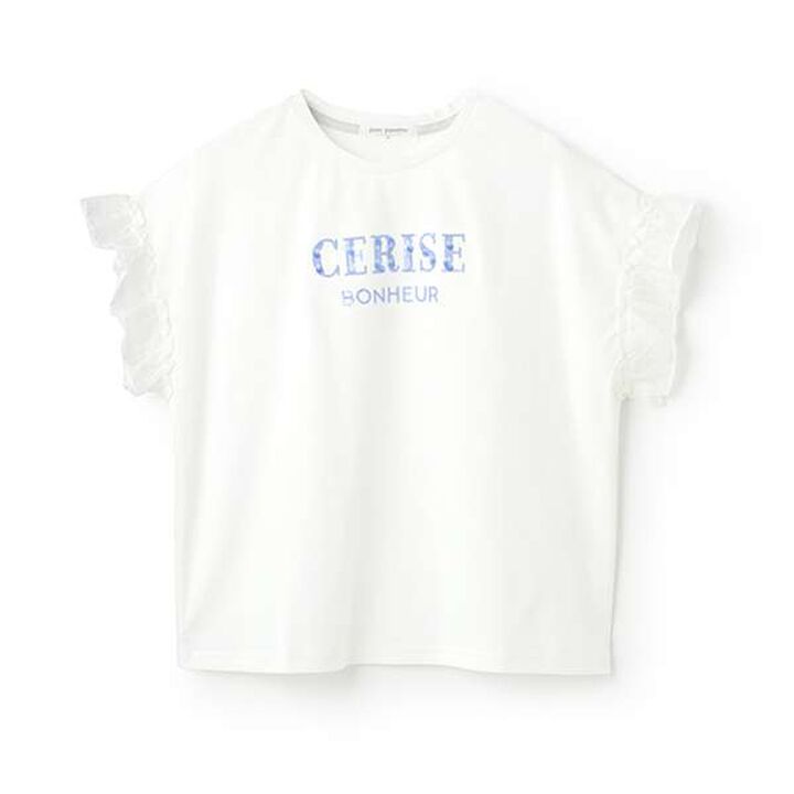 Sequined Logo T-Shirt,White, medium image number 14
