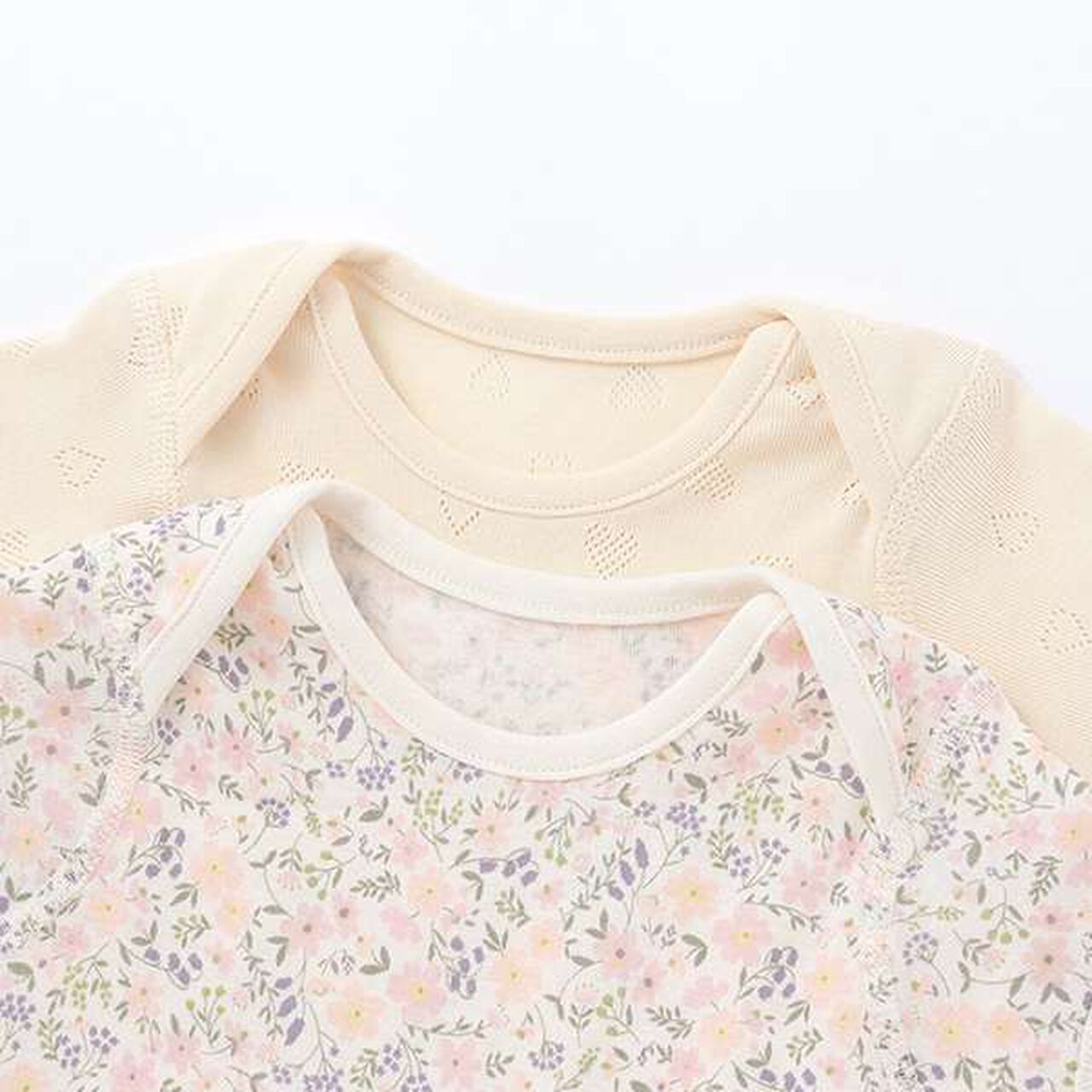 [Weak Acidity] Short-Sleeve Bodysuit,Pink, large image number 6