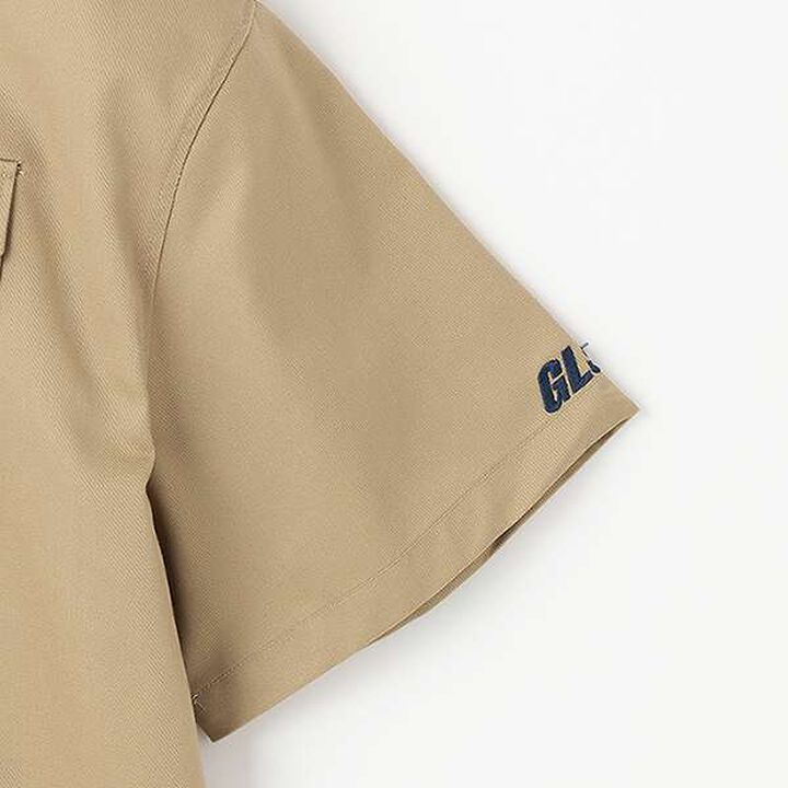 [FORGETNEVER] [Set Up Compatible] T/C Twill Work Short-Sleeve Shirt_GLSW,Navy, medium image number 6
