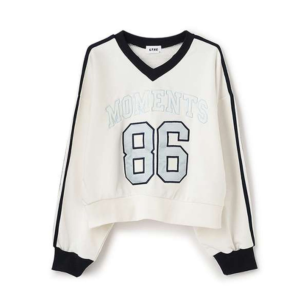 [LTXC] Number Pullover,Navy, large image number 5