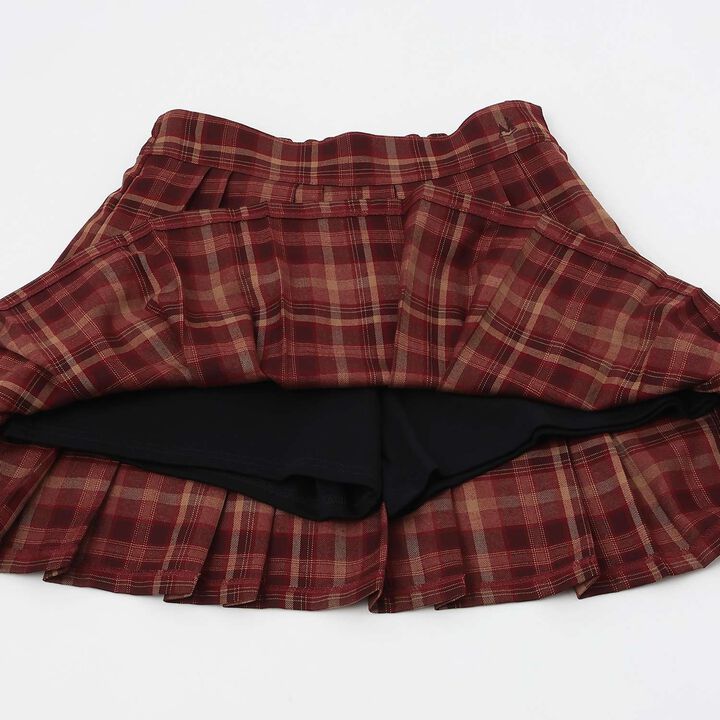 [AMI] Random Pleated Skirt-Pants,Black, medium image number 7