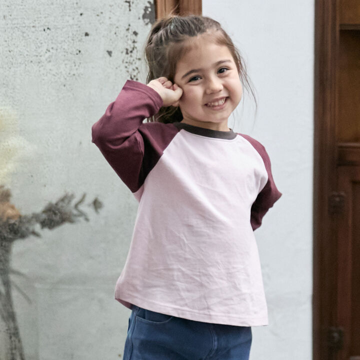 Organic Raglan Long-Sleeve T-Shirt,, medium