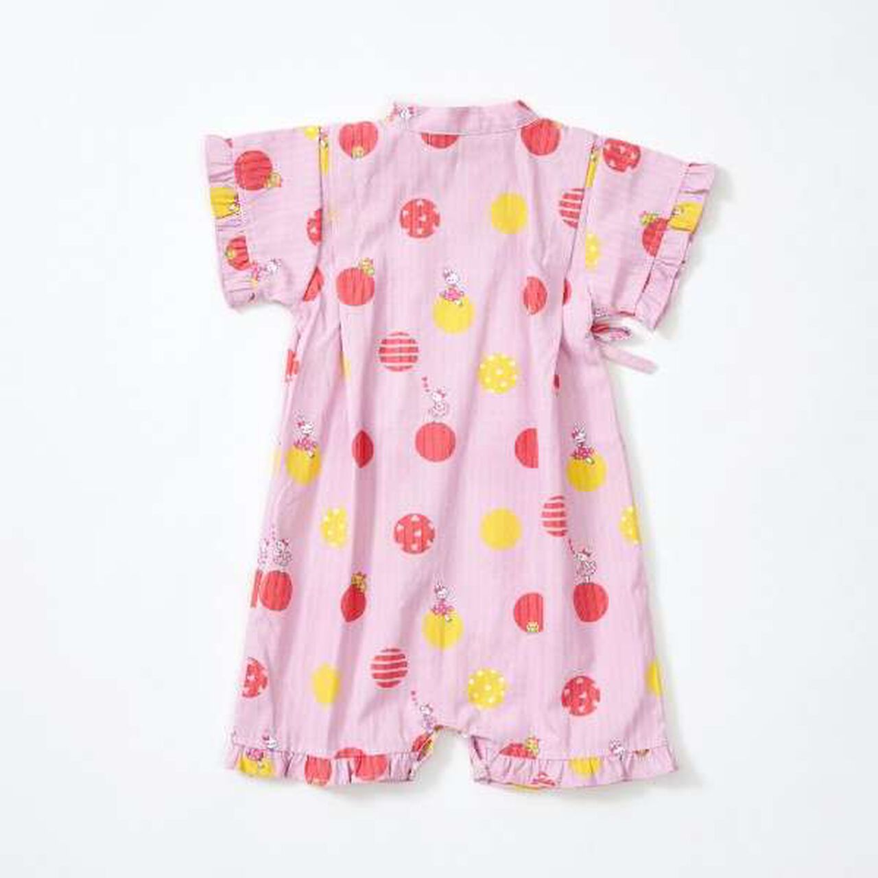 KP Polka Dot Pattern & Mimi-chan Jinbei All-in-One (Free),Pink, large image number 1