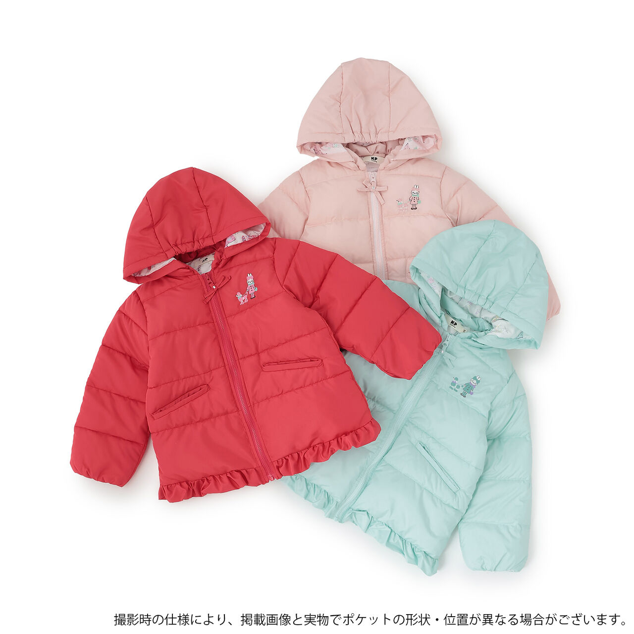 [Water-Repellent Finish] Solona Functional Padded Coat,Pink, large image number 10