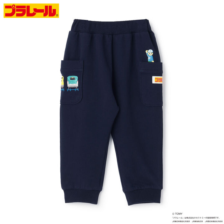 [Plarail] Cut Long Pants,Navy, medium image number 0