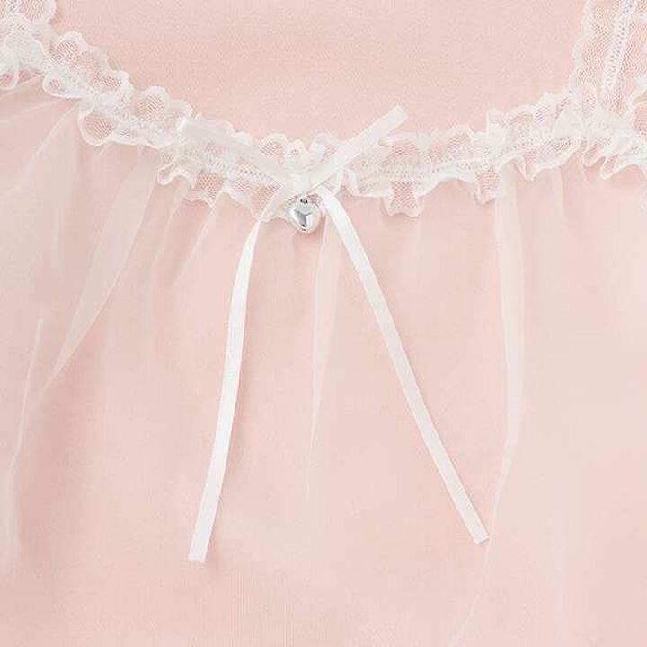 [Lycee Mine Ballet Series] Camisole Ducky Sweatshirt,Moderate pink, medium image number 8