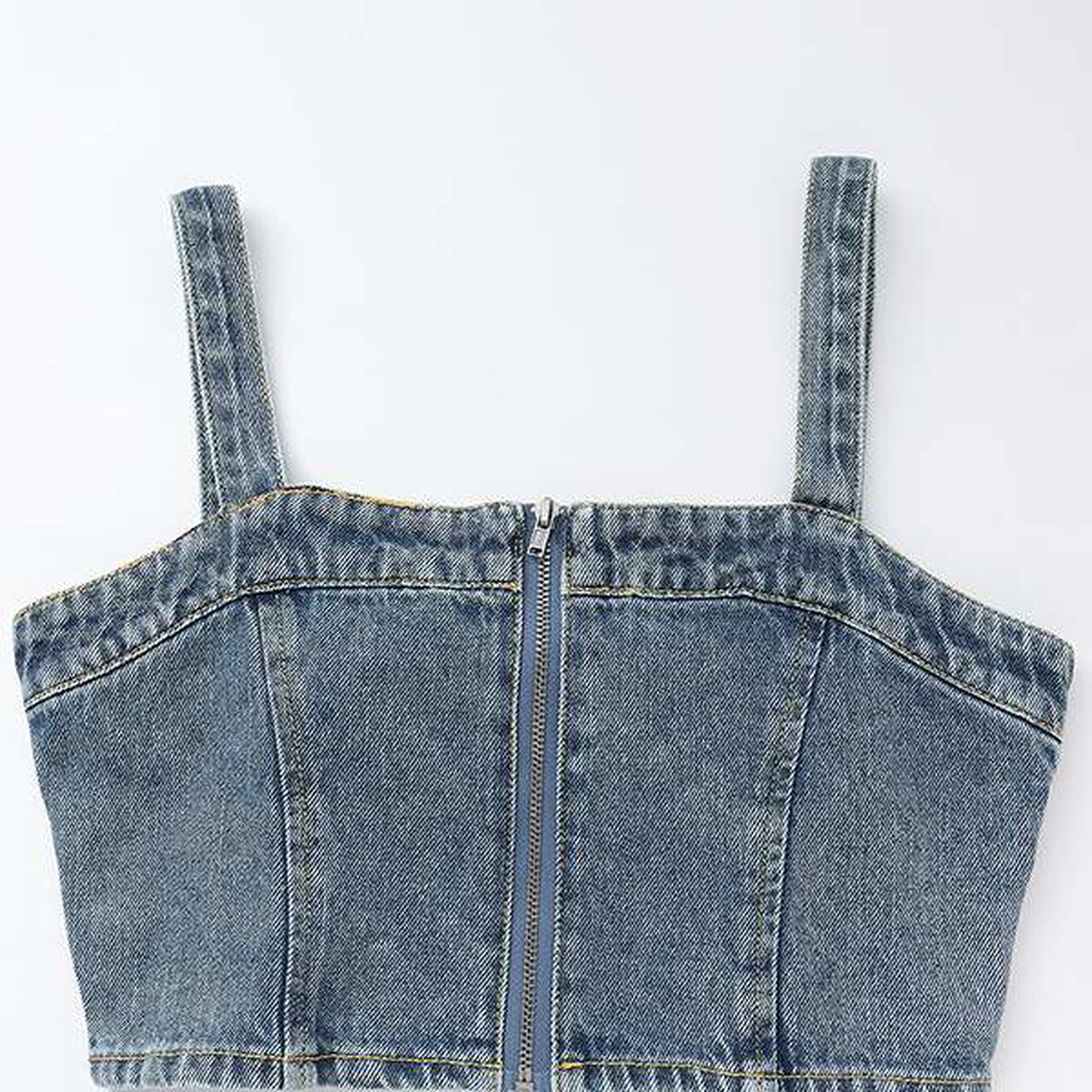 [100% Cotton] Denim Outfit Set,Blue, large image number 5