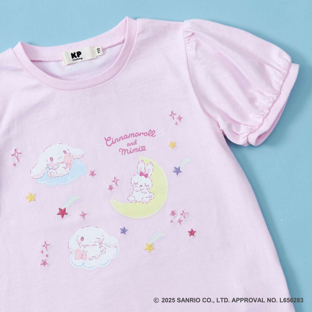 [Cinnamoroll Collaboration] Sailor Collar Short Sleeve T-Shirt,Pink, large image number 13