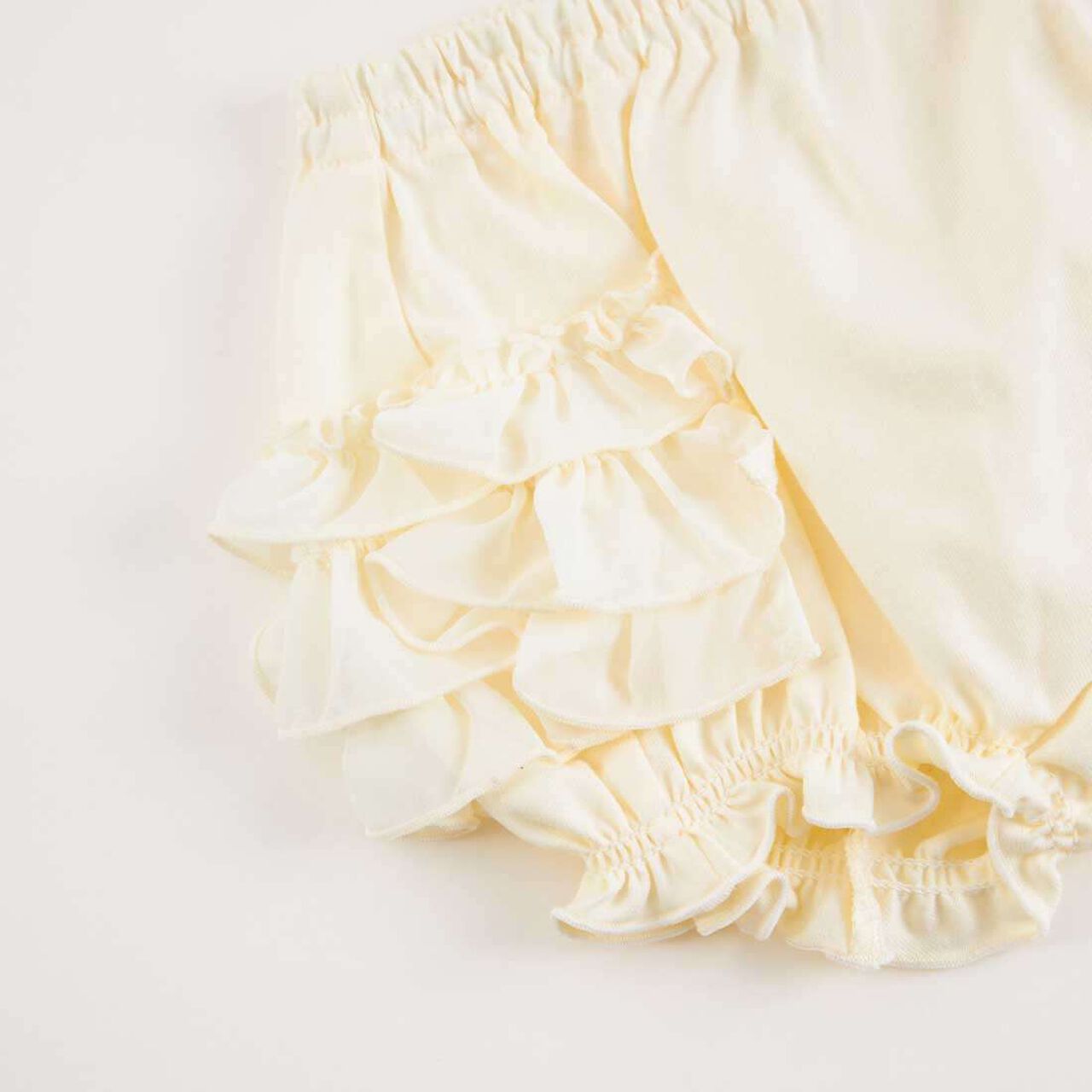 KP Bunny Ear Gift Bag Set: Bib & Bloomers,Off white, large image number 4