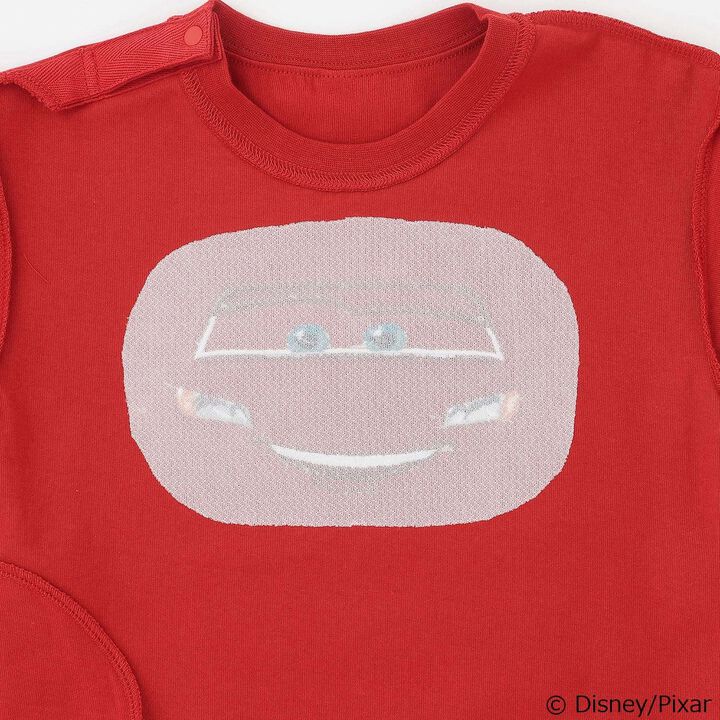 [Disney/Disney Pixar] Cool Touch Baymax / Cars Face T-Shirt,Red, medium image number 6