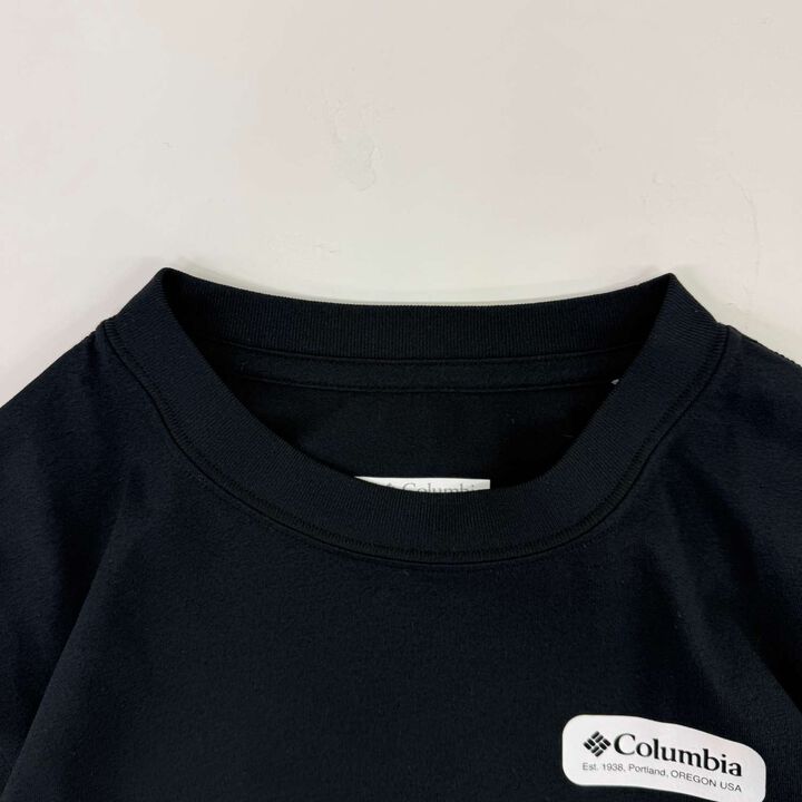 [Columbia] Kids One-Point Logo Long Sleeve T-Shirt,Black, medium image number 6