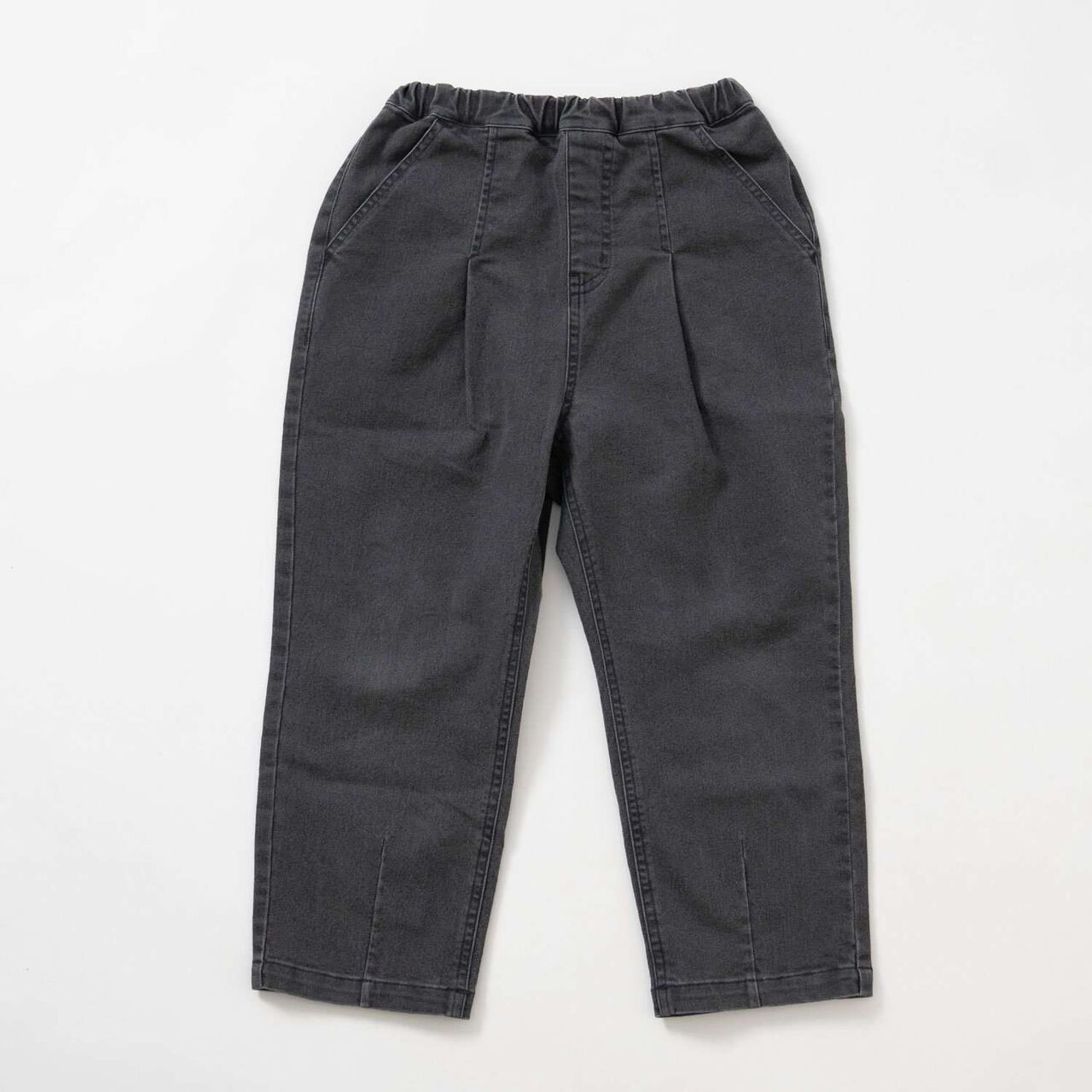 Denim Tuck Balloon Pants,Blue, large image number 9