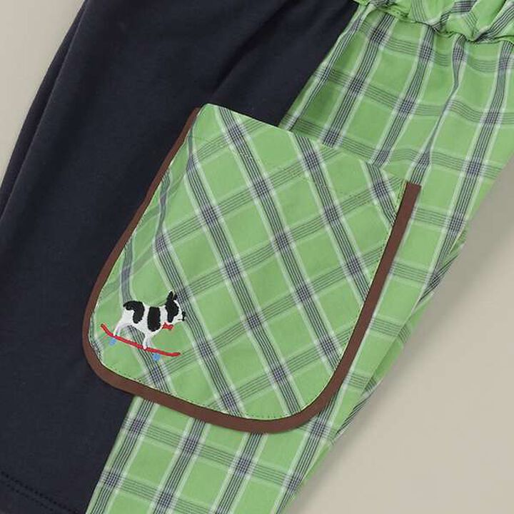 Combo Check 5-Minute Length Pants,Coral red, medium image number 7