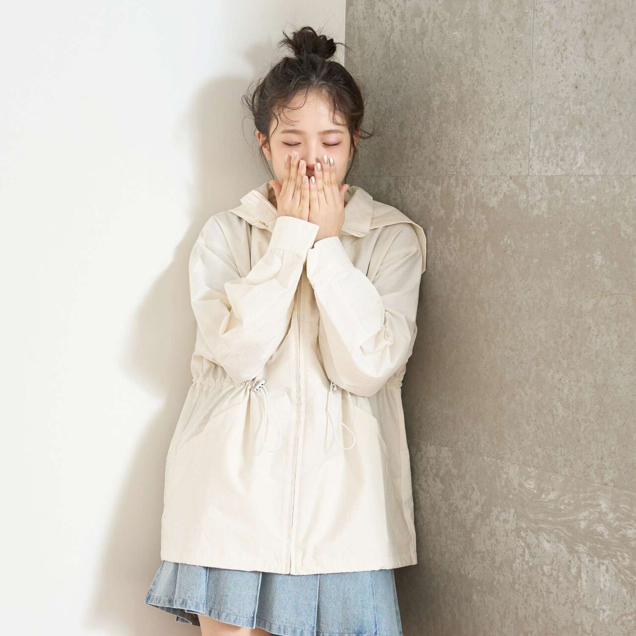 Water-Repellent Mountain Parka,Black, large image number 4