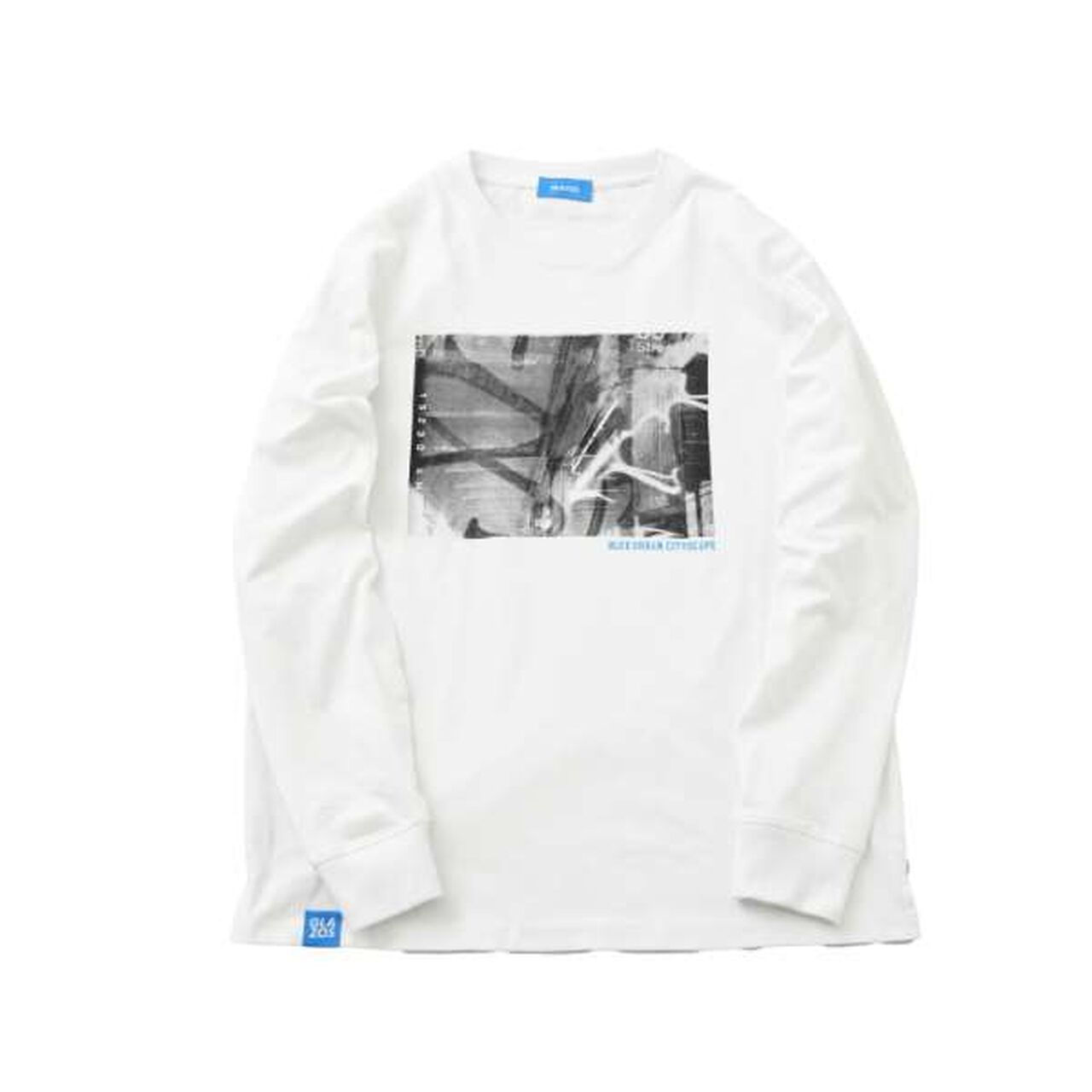 Photo Front Print Long-Sleeve T-Shirt,White, large image number 4