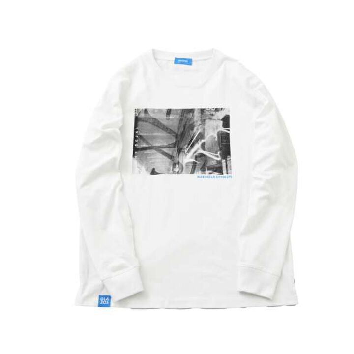 Photo Front Print Long-Sleeve T-Shirt,White, medium image number 4