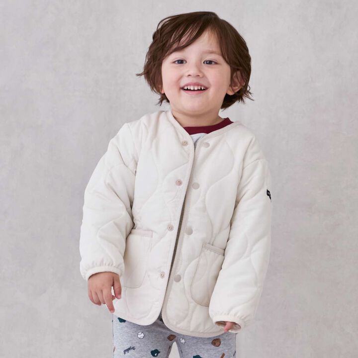 [Link/Water-Repellent Finish] Quilted Jacket,, medium