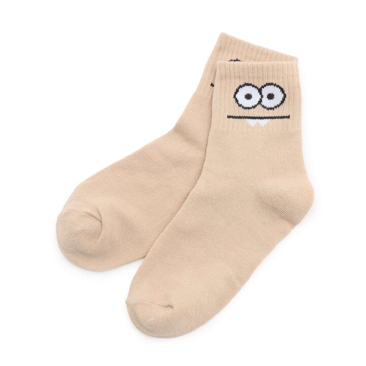 Funny Face Crew Socks,Yellow, medium image number 2