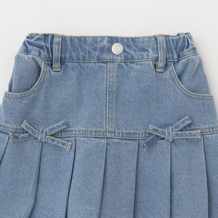 [With Inner Shorts/Secure] Pleated Skirt &ndash; Recommended for School,Blue, medium image number 16