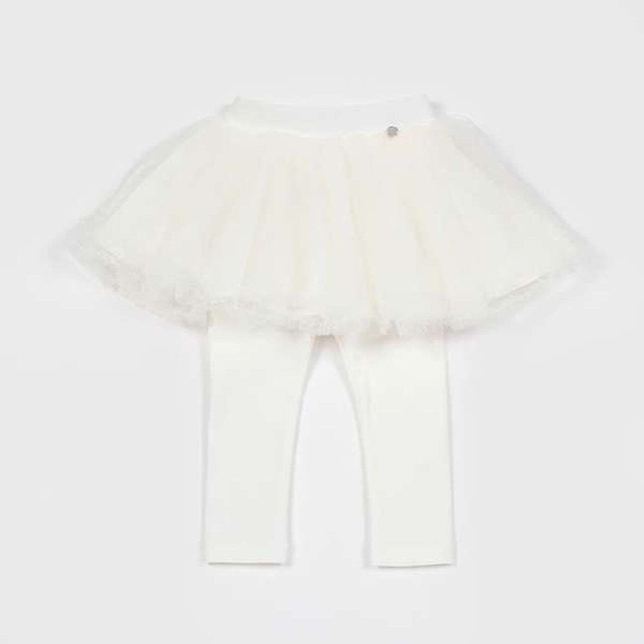 [Link] Tulle Skirt with Leggings (Kids),Light green, large image number 3