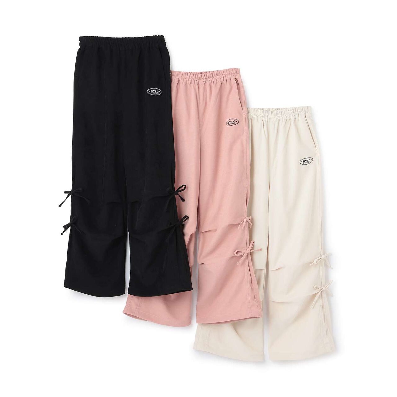 Ribbon Parachute Pants,Ivory, large image number 5