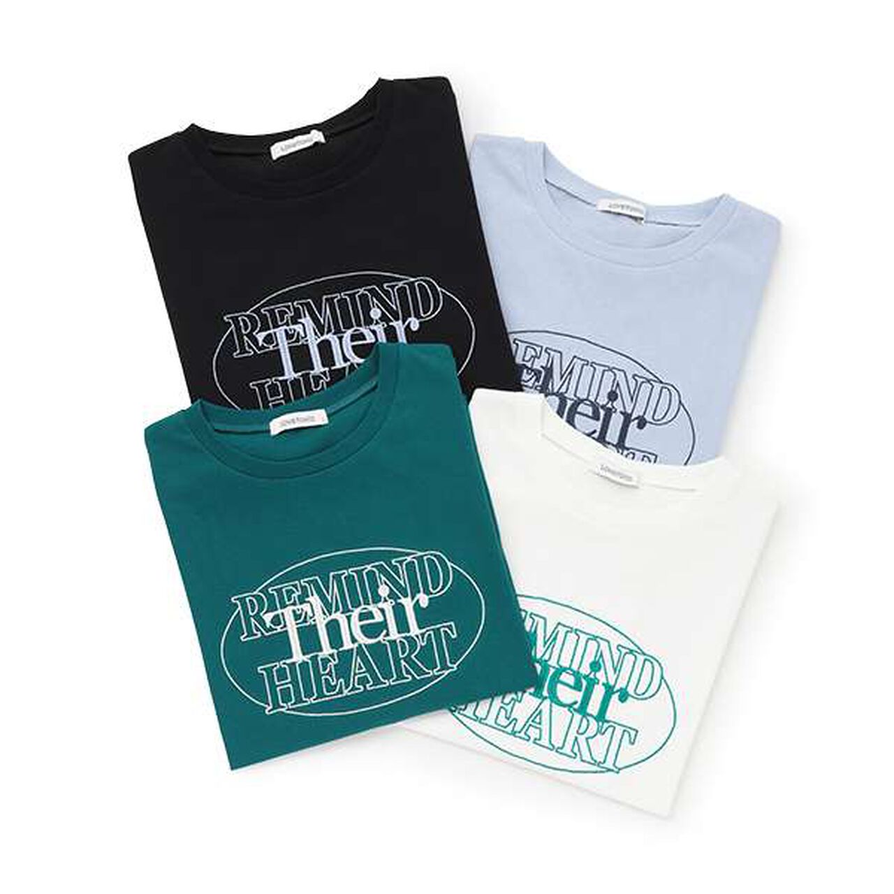 Circle Logo Embroidery T-Shirt,Green, large image number 7