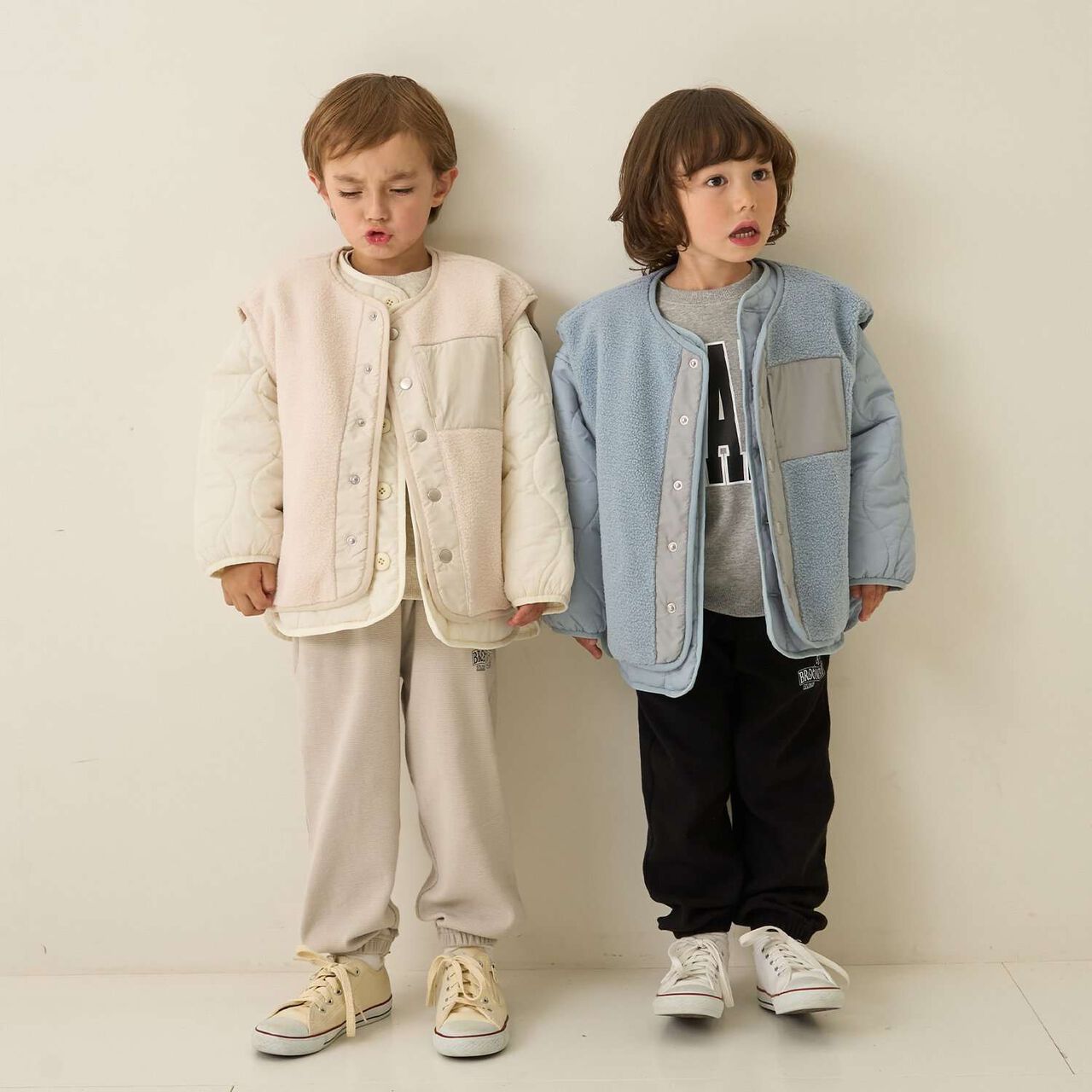 [Mix and Match Series] Boa Vest,Black, large image number 37