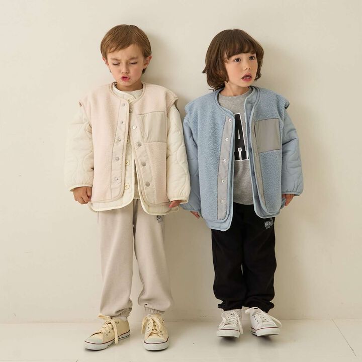 [Mix and Match Series] Boa Vest,Black, medium image number 37