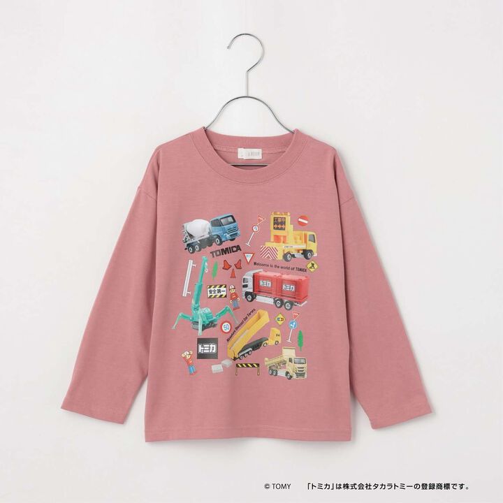 [Tomica] [Kaiteki Tenjiku] Collection T-Shirt,Deep pink, medium image number 2