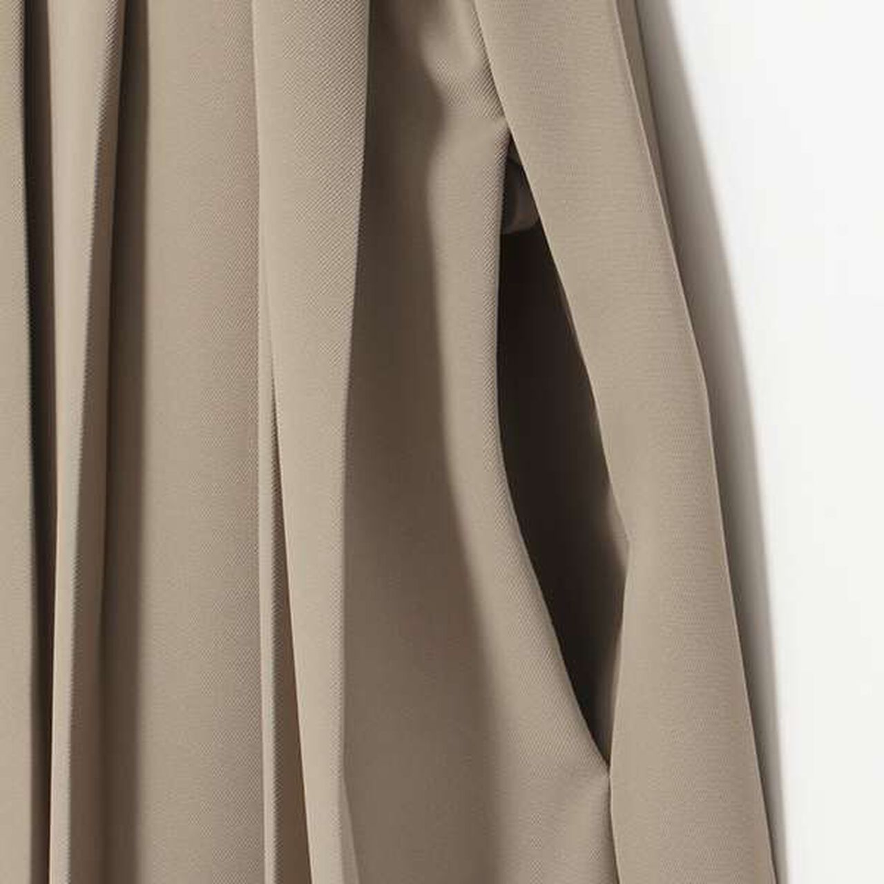 [AMI] Pleated Jumper Skirt,Black, large image number 8