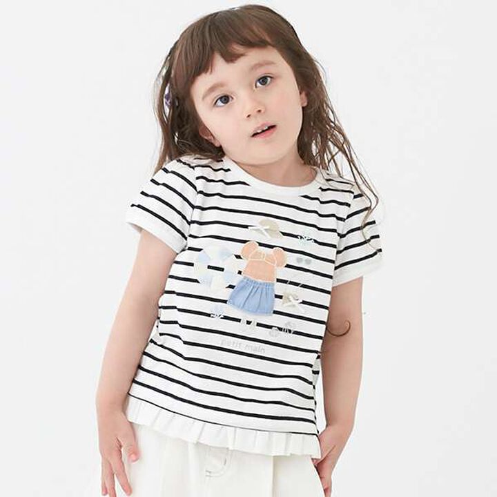 Cool Touch Bear Embroidered T-Shirt,Navy, medium image number 0