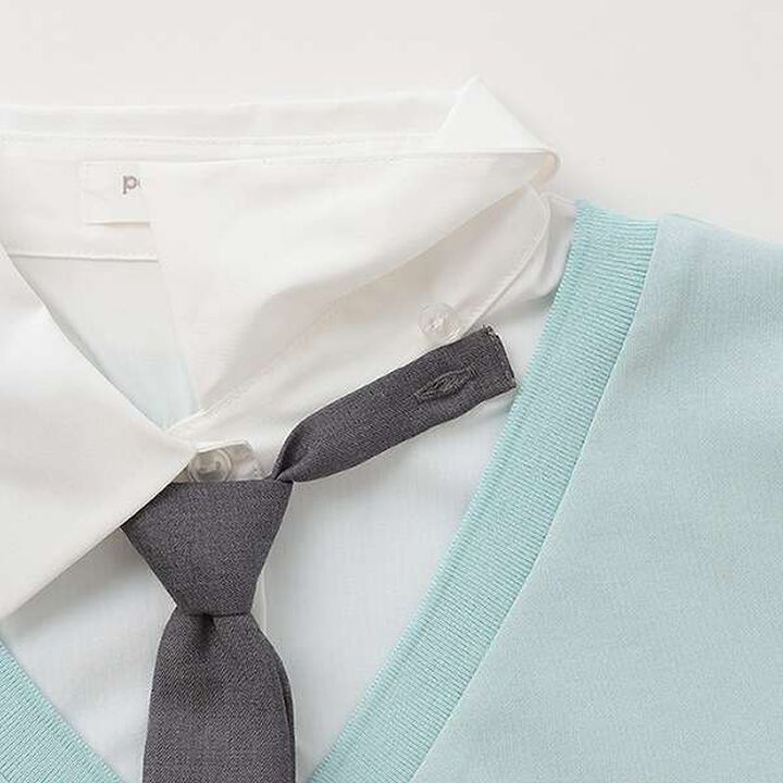 Layered Top with Tie,White, medium image number 10