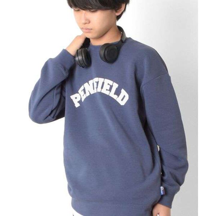 [Penfield] Wool Lined Print Sweatshirt,Navy, medium image number 18