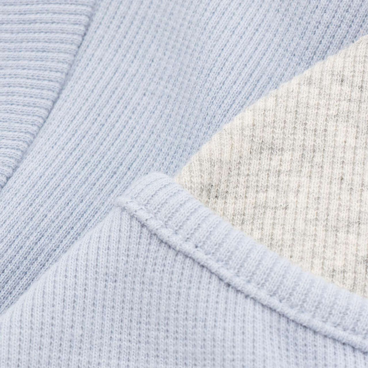 Lace-Up Ribbed Short-Sleeve T-Shirt,Top gray, large image number 18