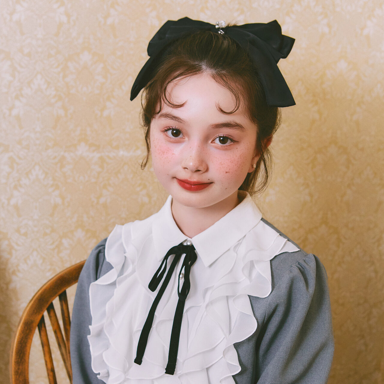 Big Ribbon Barrette♪,Ivory, large image number 11