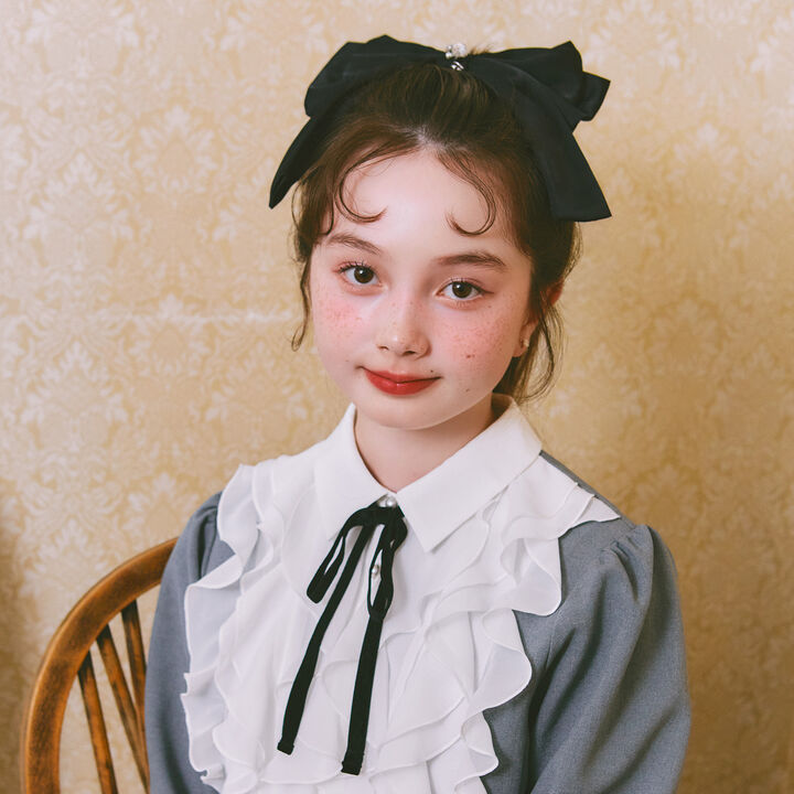 Big Ribbon Barrette♪,Ivory, medium image number 11