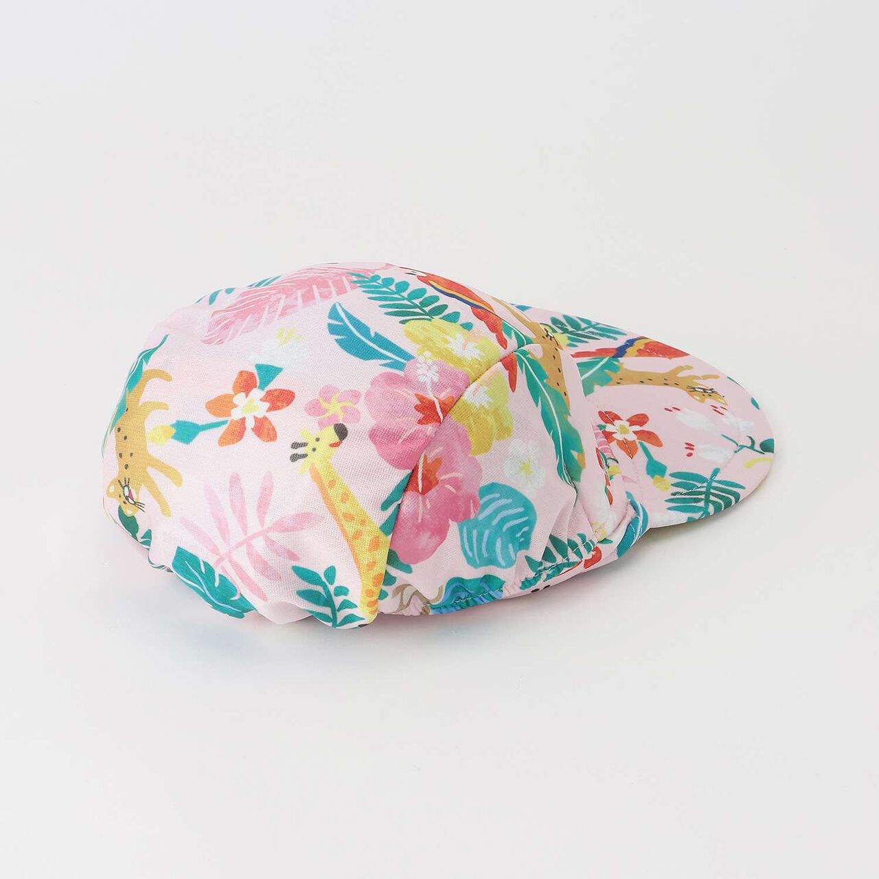 [SWIM] All-Over Pattern Swim Cap with Sunshade,Turquoise, large image number 4