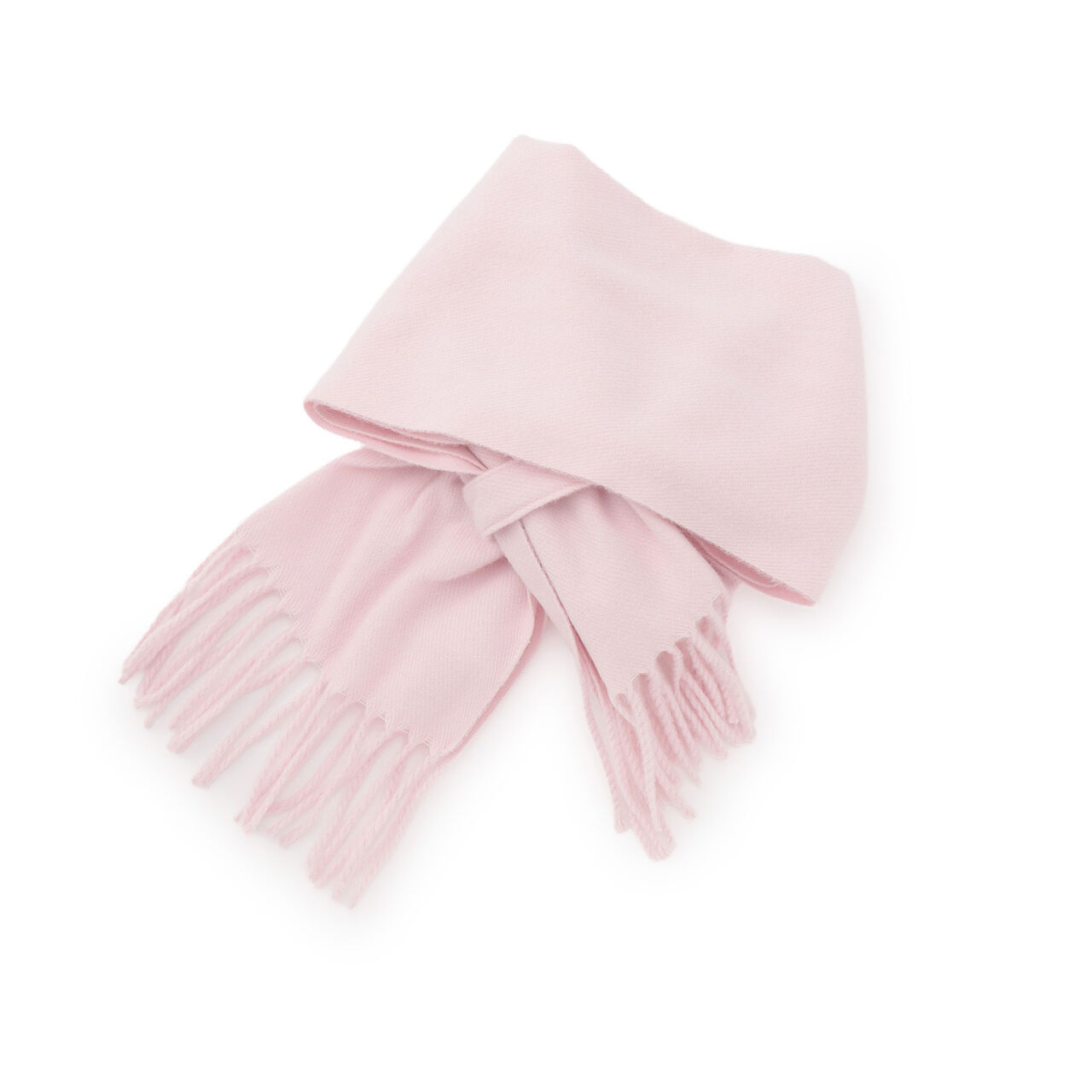 Ribbon Motif Scarf,Pink, large image number 1